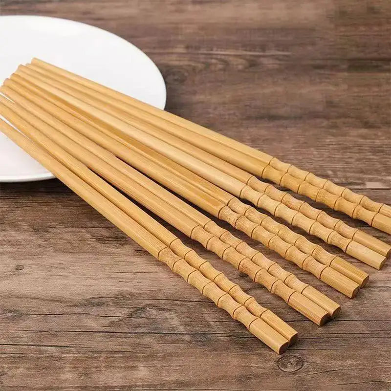 Reusable Bamboo Chopsticks – 10 or 50 Pairs | Eco-Friendly Bamboo Chopsticks Nixie