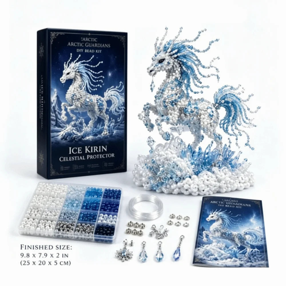 3D Beaded Animal Kit – DIY Glass Bead Craft Set for Beginners DIY Bead Craft Kit Nixie