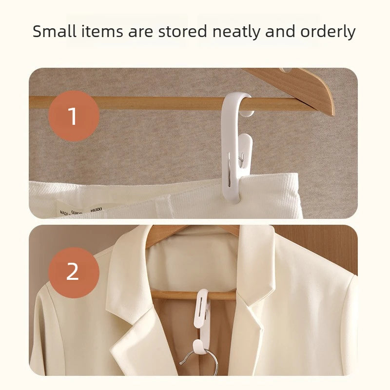 10PCS Plastic Hanging Clamp Hooks – Home Organizer Clips Hanging Organizer Clips Nixie