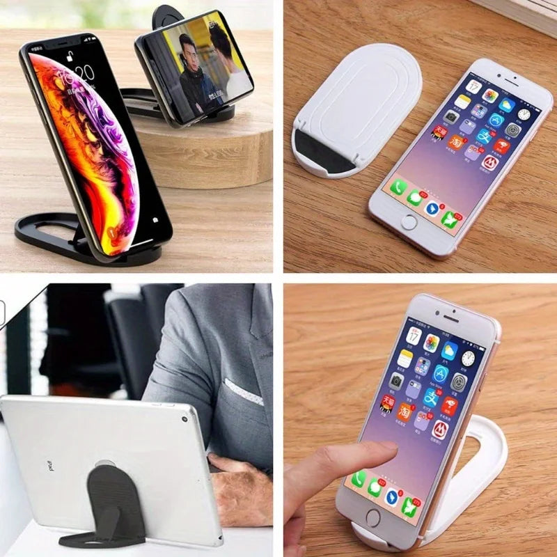 3-Pack Adjustable Folding Phone Stand – Multi-Angle Desk Holder Phone Tablet Stand Nixie