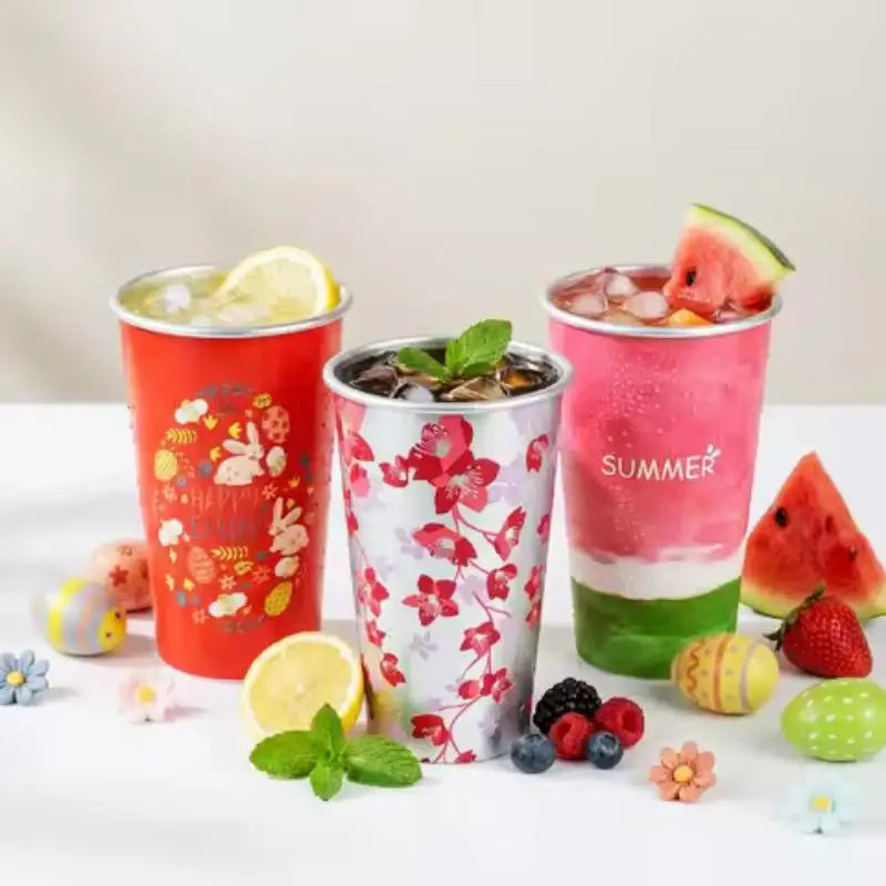Color Changing Aluminum Cup BPA-Free – Easter Party Drinkware Color Changing Tumbler Nixie