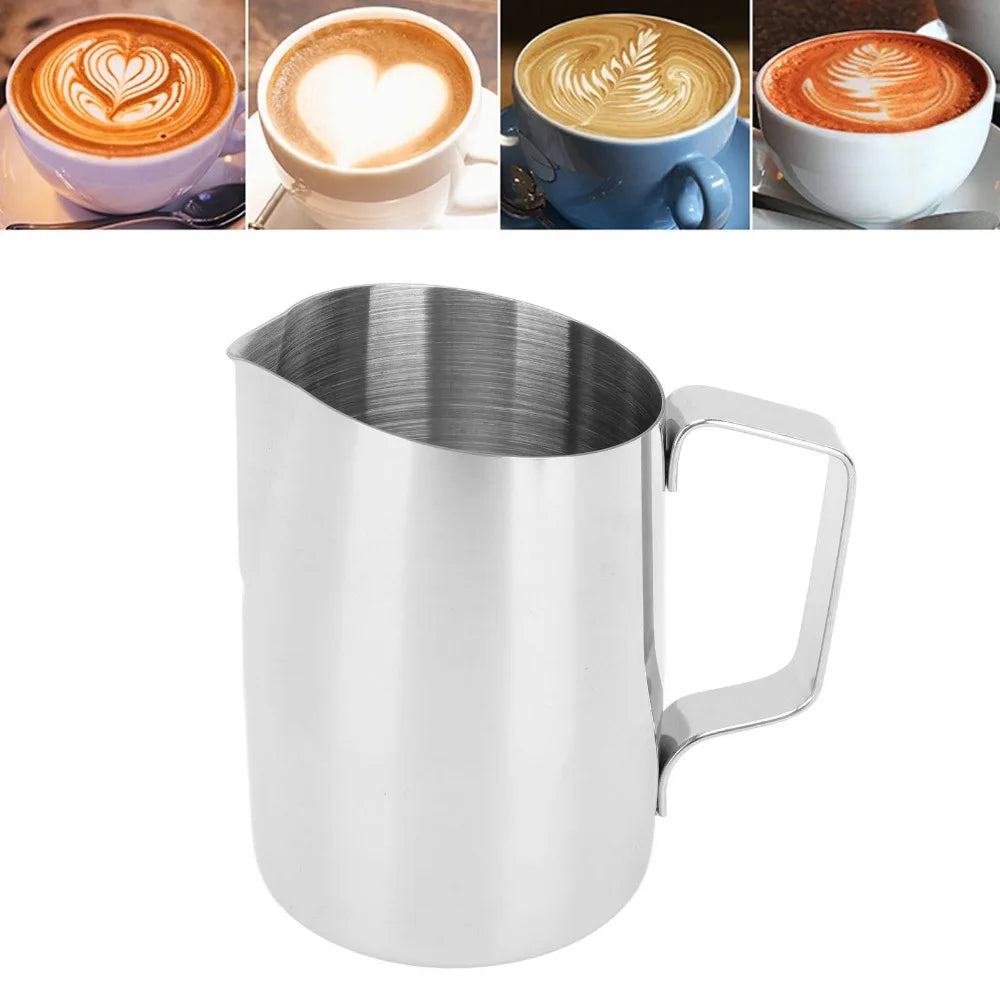 450ml Stainless Steel Milk Frothing Pitcher | Latte Art Jug Milk Frothing Pitcher Nixie