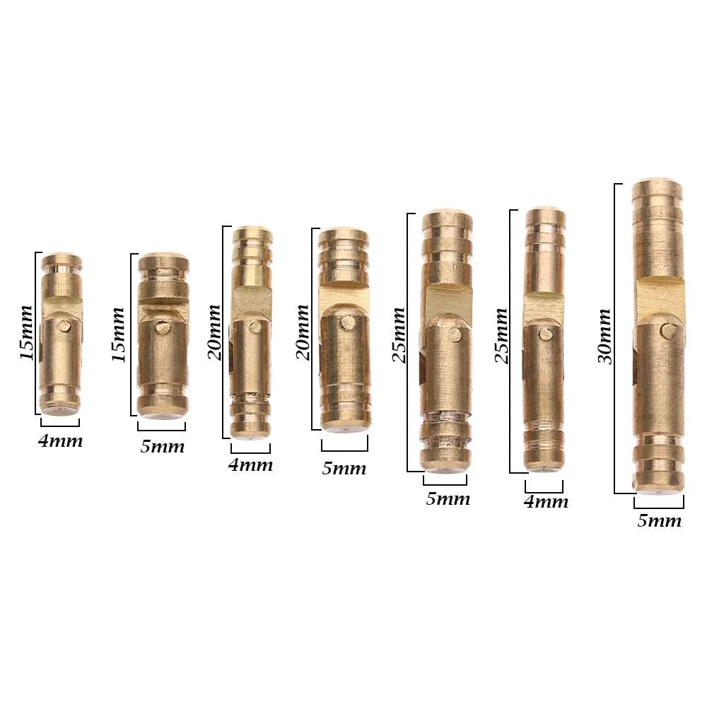 10Pcs Concealed Barrel Hinges for Jewelry Box & Wood Cases