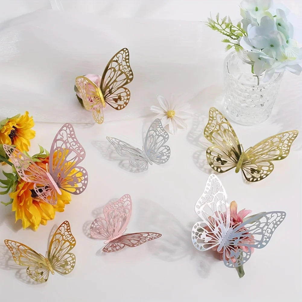 12pcs 3D Butterfly Wall Stickers – Home Décor Decorations Wall Stickers Nixie