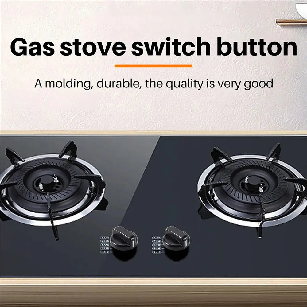 Gas Stove Control Knobs 8mm Replacement – 1, 2 or 5 Pack