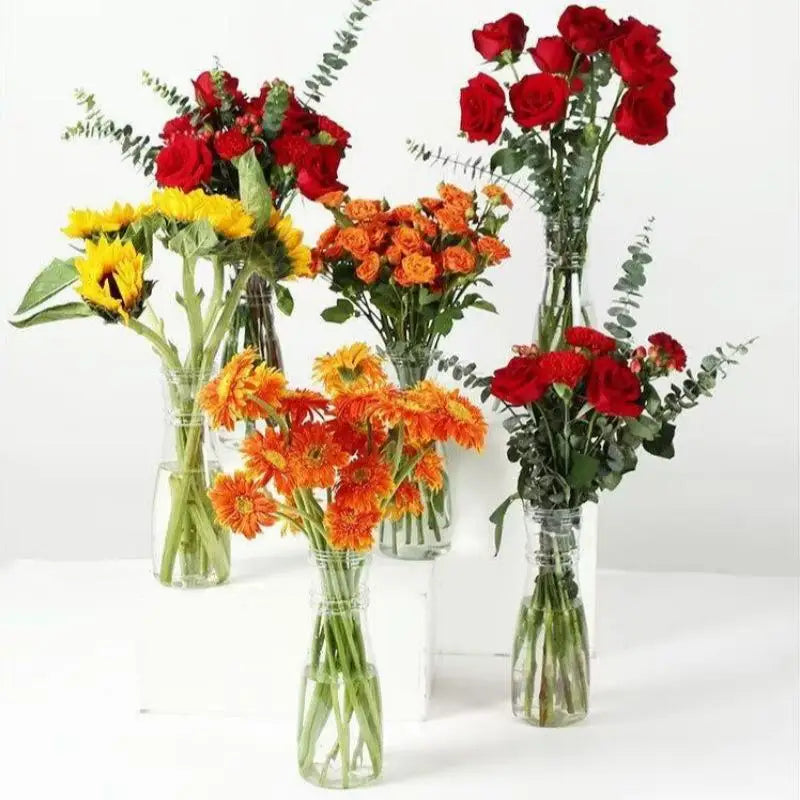 Minimalist Nordic Transparent Vase – Flowers & Hydroponics Decorative Vase Nixie