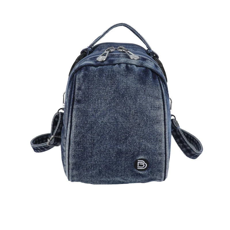Mini Denim Crossbody Bag Women | Japanese Korean Style Shoulder Bag Denim Crossbody Bag Nixie