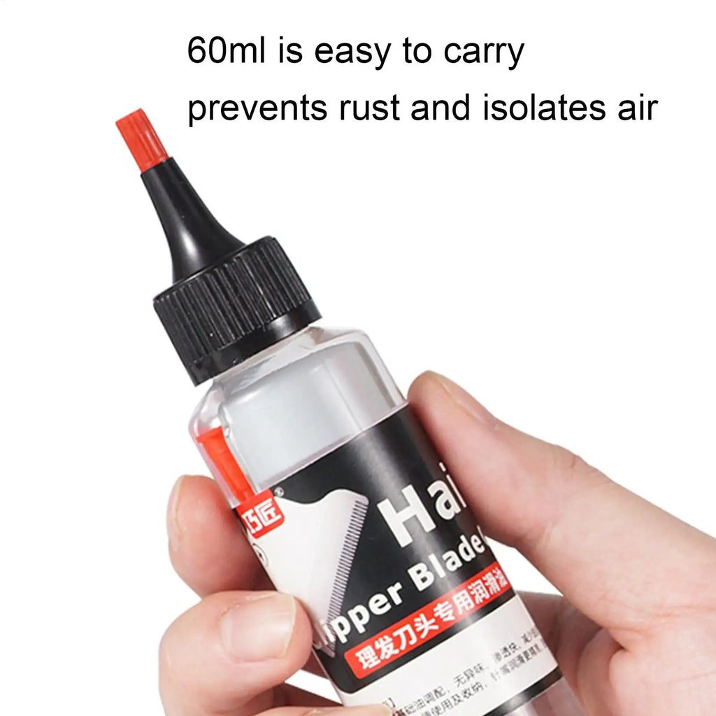 60ml Hair Clipper Lubricant Oil – Odorless Anti-Rust Trimmer Oil Hair Clipper Oil Nixie