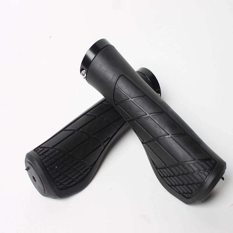 MTB Bike Grips Lockable Rubber Ultralight Handlebar Grips Bike Handlebar Grips Nixie Black