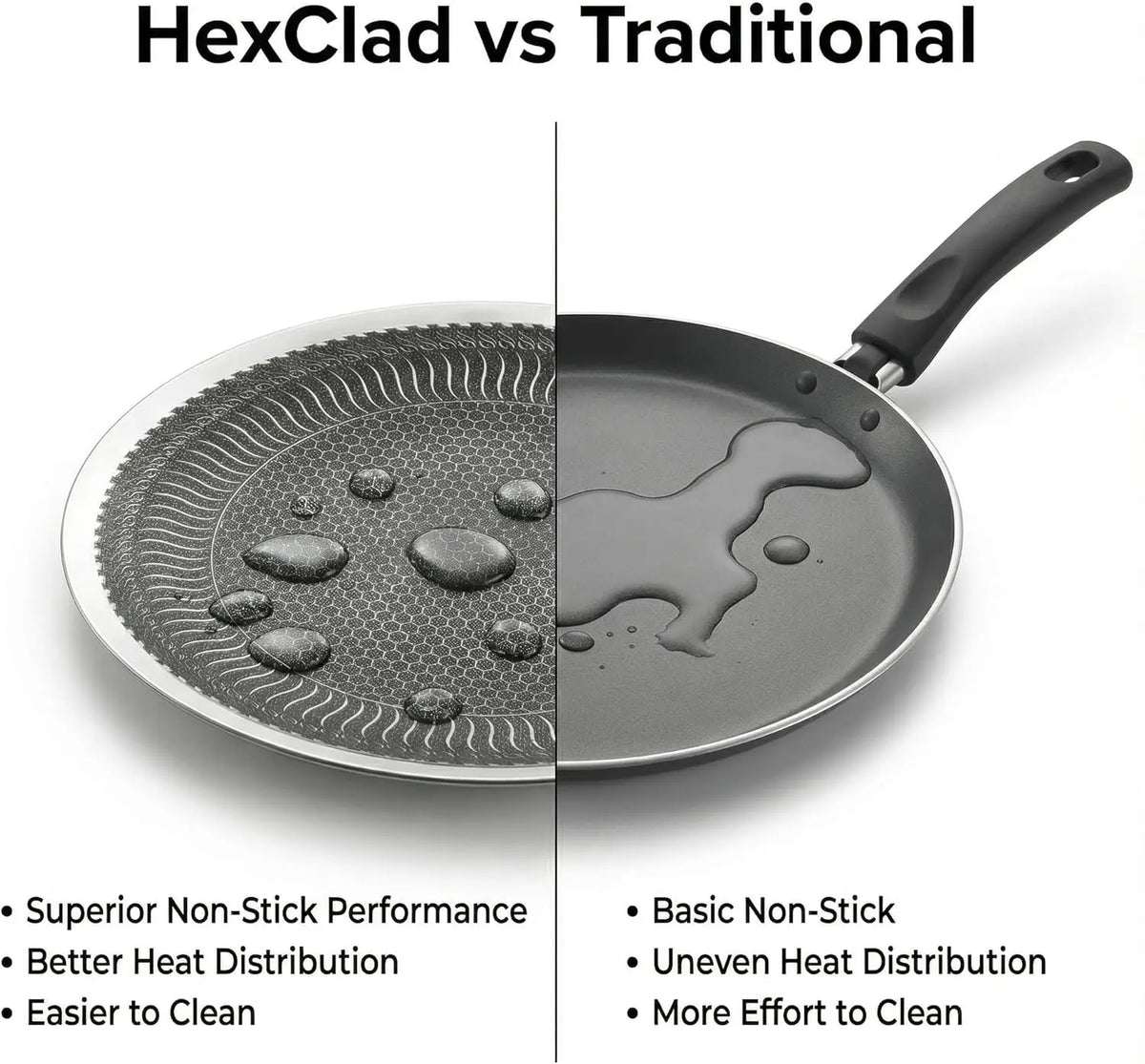 Honeycomb Non-Stick Stainless Steel Griddle Pan 34/38cm BBQ Griddle Pan Nixie