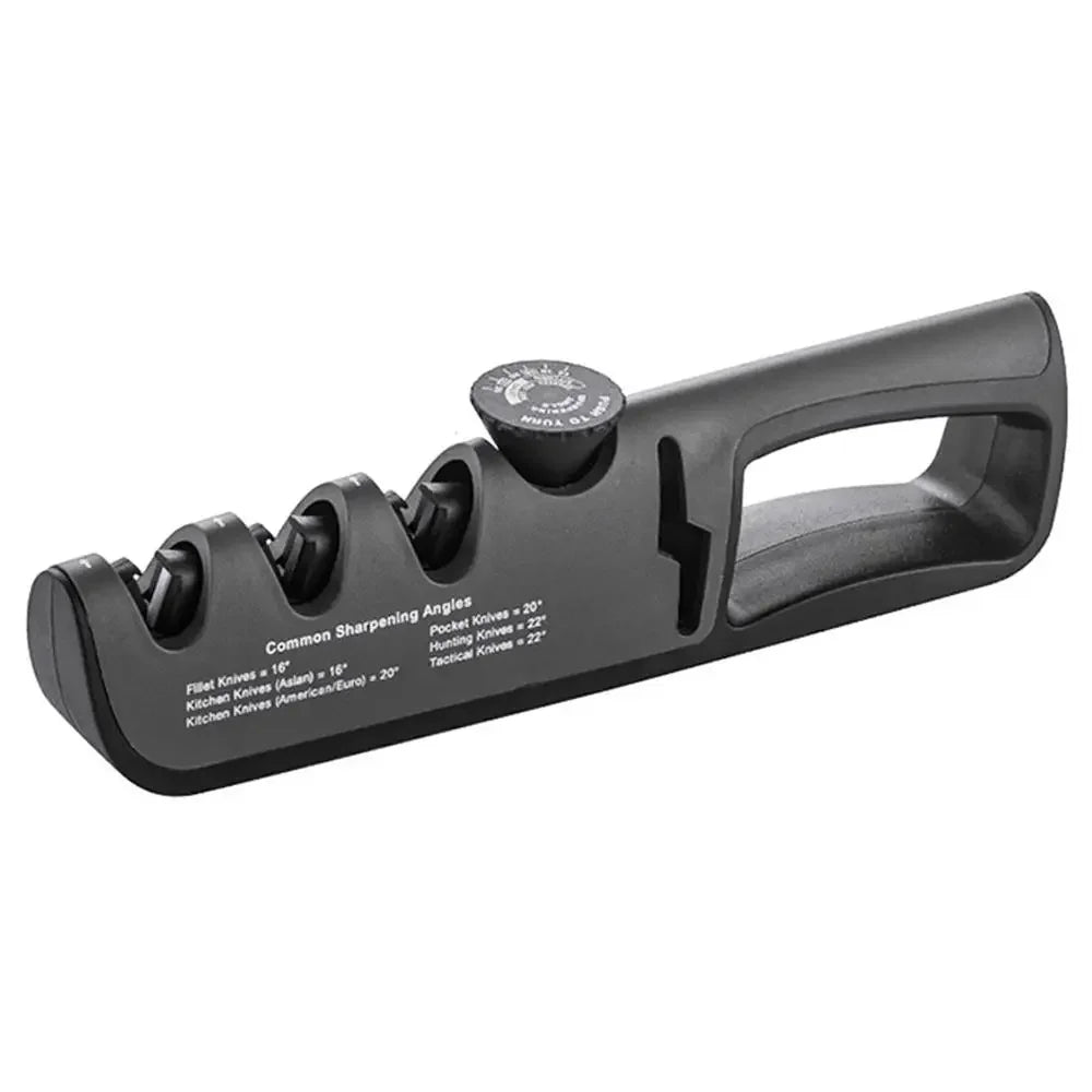 Handheld Knife Sharpener – 4 Adjustable Angles, Coarse & Fine