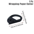 Mini Zinc Alloy Sliding Paper Cutter – Gift Wrap Tool Mini Paper Cutter Nixie black