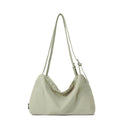 Nixie Vintage Nylon Tote Bag – Lightweight Shoulder Bag Nylon Tote Bag Nixie Beige-green