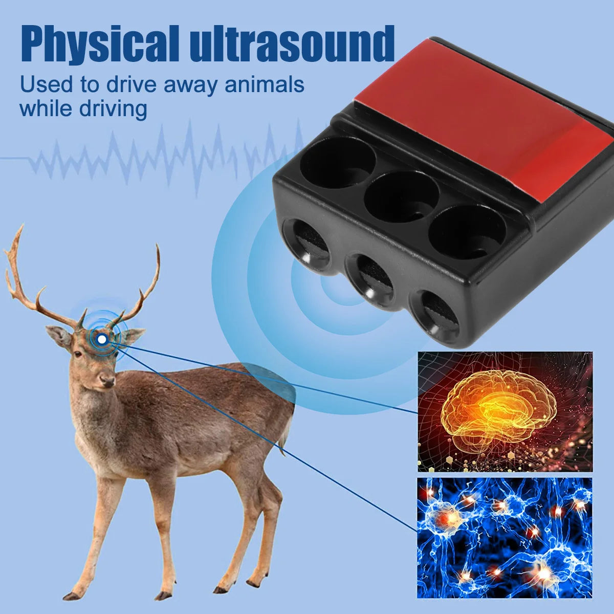 4-Pack Deer Alert Whistles – Universal Car Animal Warning Device
