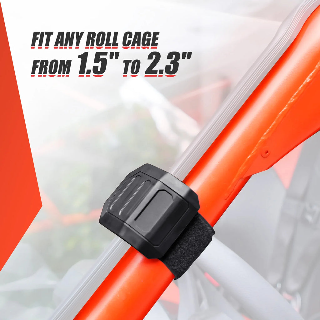 2PCS UTV Windshield HD Clamp 1.5–2" Tube Polaris RZR Can-Am Honda UTV Windshield Clamp Nixie