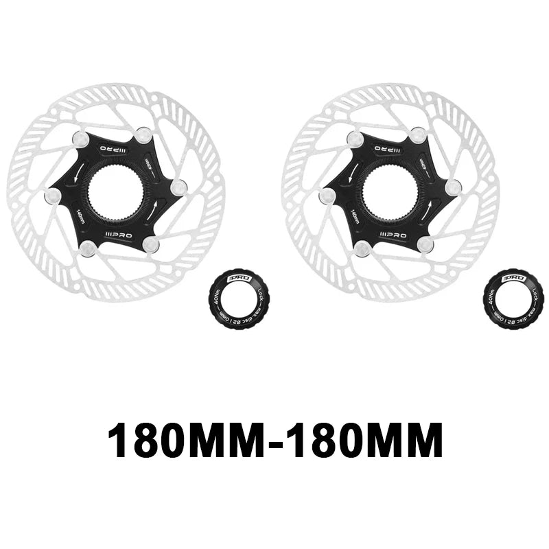 IIIPRO Centerlock Disc Rotor MTB Road Bike 140-203mm Bicycle Brake Rotor Nixie 180MM-180MM