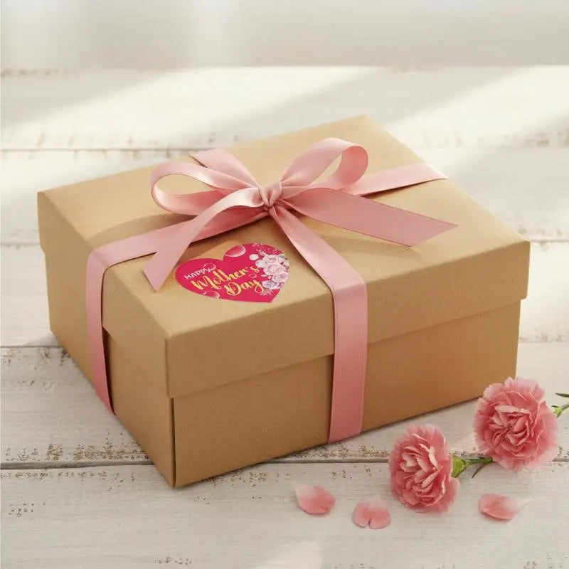 500Pcs Mother's Day Heart Stickers – Gift Sealing Labels Roll