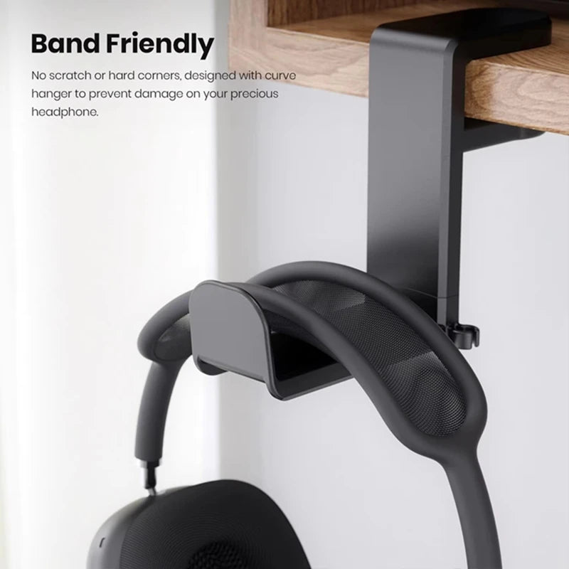 360° Rotating Headphone Stand Desk Clamp Hanger Headphone Stand Nixie
