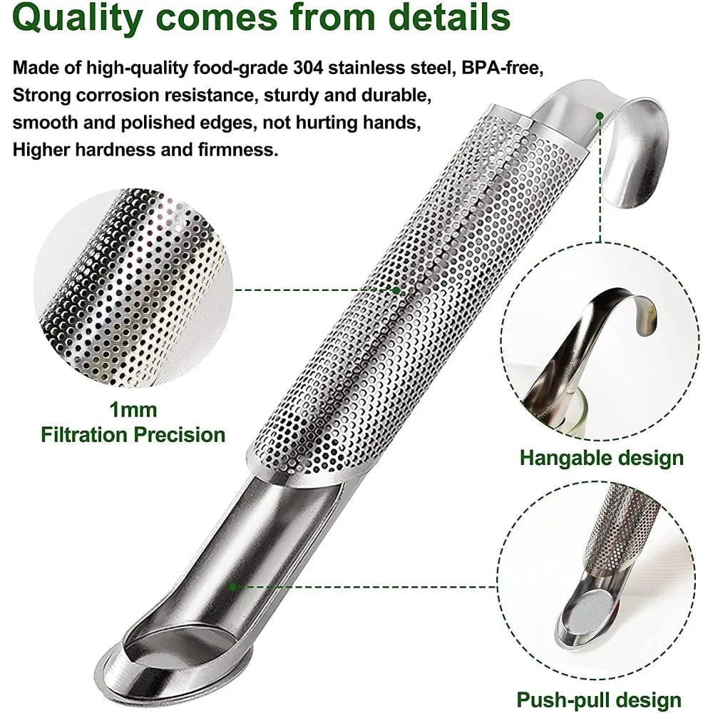 Stainless Steel Loose Leaf Tea Infuser & Strainer | Nixie Tea Infuser Strainer Nixie