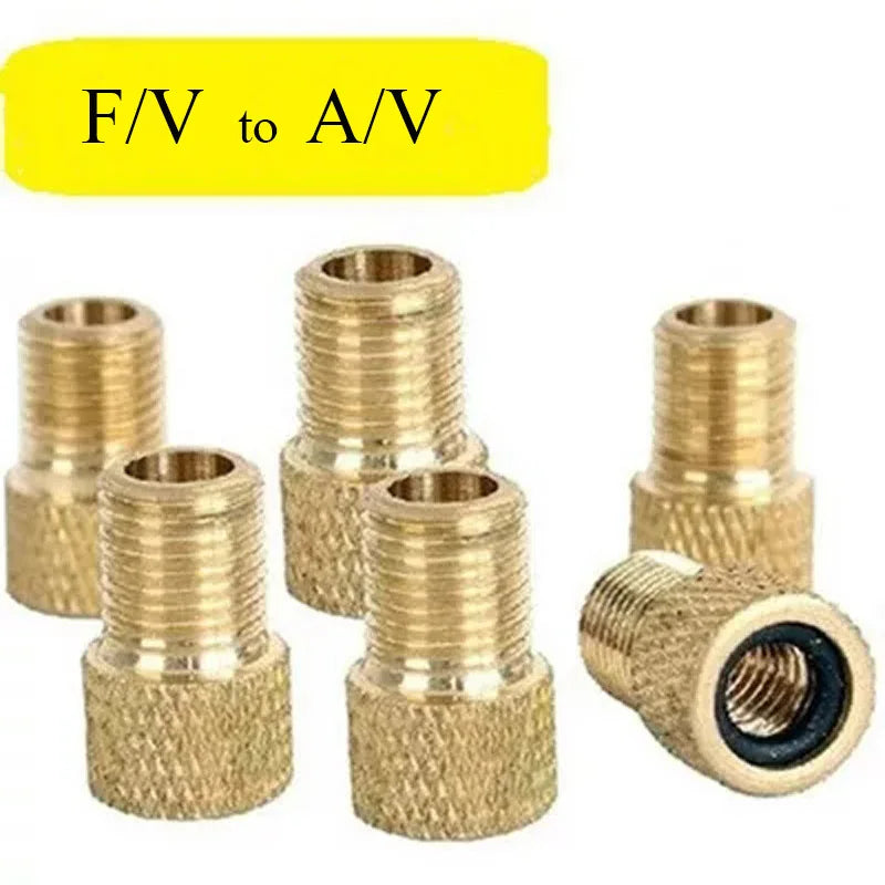 Presta to Schrader Valve Adapter | Road Bike Tire Converter Bike Valve Adapter Nixie