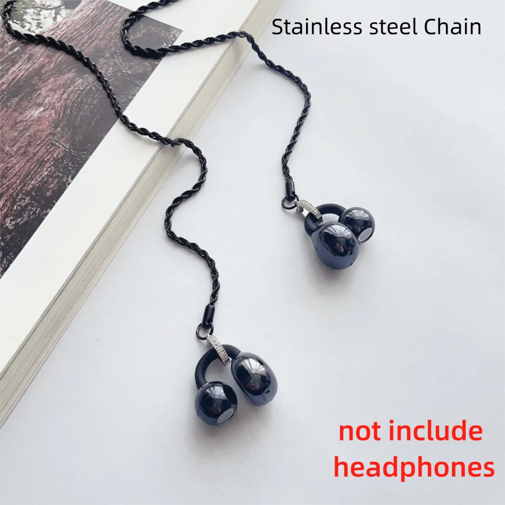 Stainless Steel Earphone Chain Necklace for Huawei Freeclip2 Earphone Chain Necklace Nixie