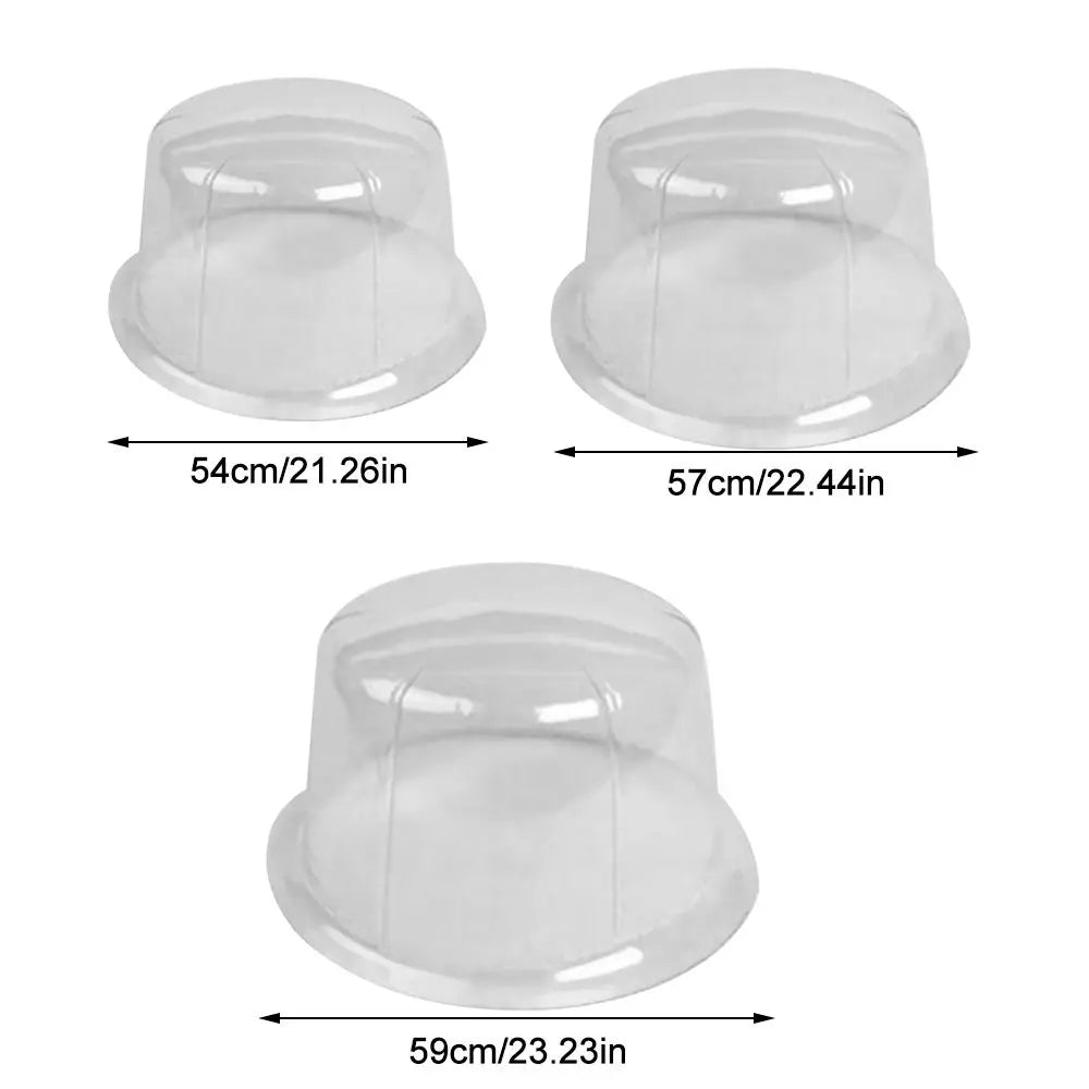 Portable Transparent PVC Hat Display Case & Storage Box