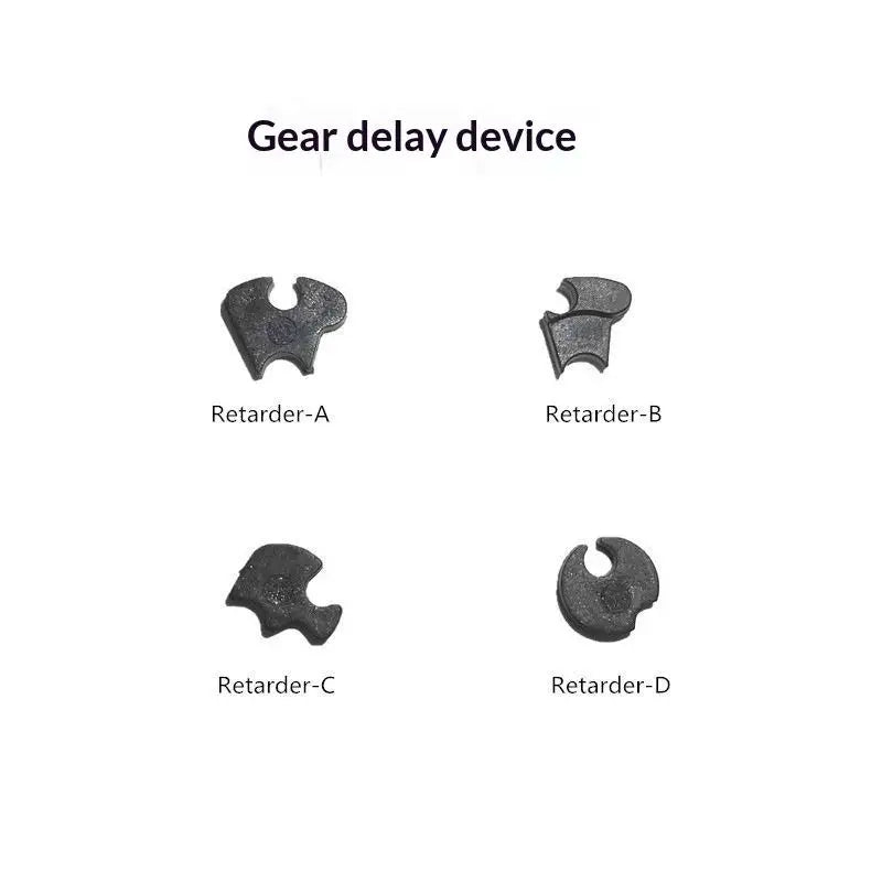 2PCS Hardened Polymer Sector Gear Delayer for Toy Gearbox Gear Delayer Set Nixie A1