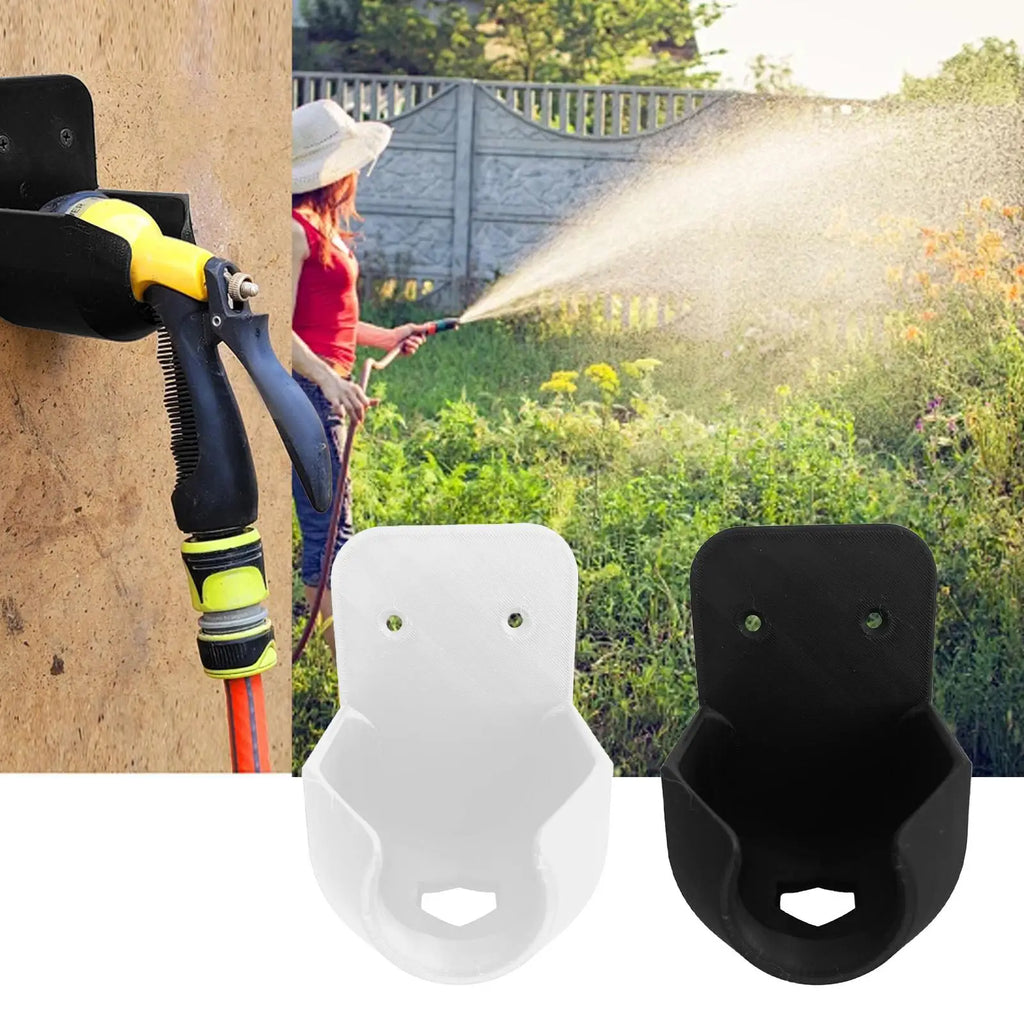 Wall Mount Garden Hose Nozzle Bracket & Hook with Screws Garden Hose Bracket Nixie