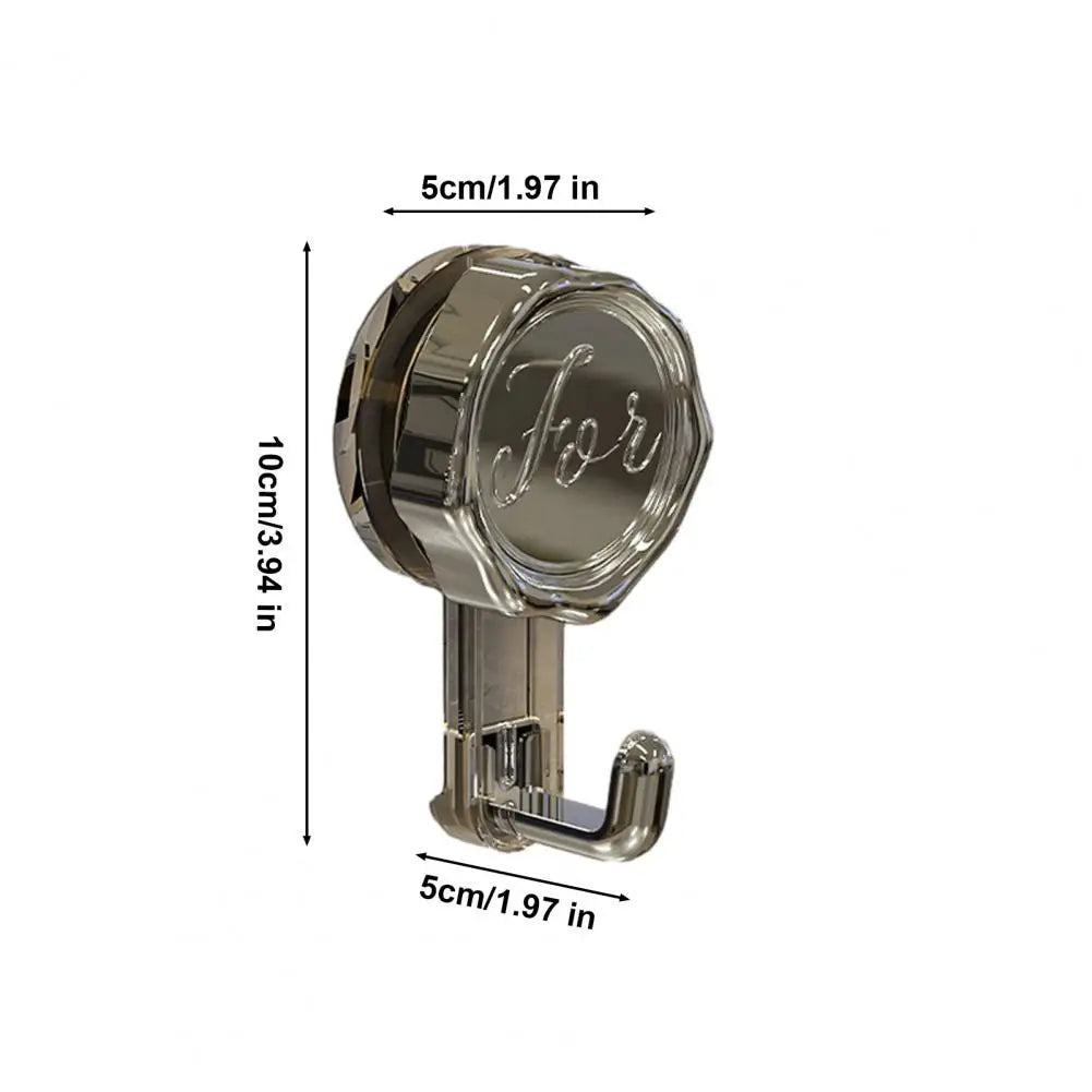 No-Drill Suction Cup Wall Hook for Kitchen & Bathroom Tiles
