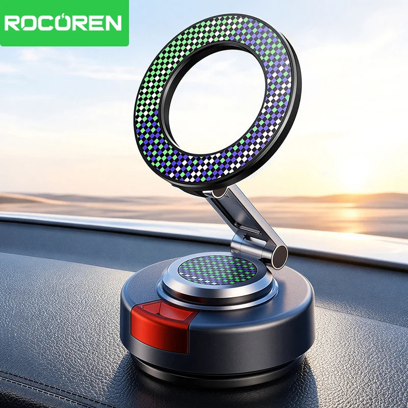 Rocoren Magnetic Car Phone Holder 360° Suction Cup Mount Magnetic Car Mount Nixie