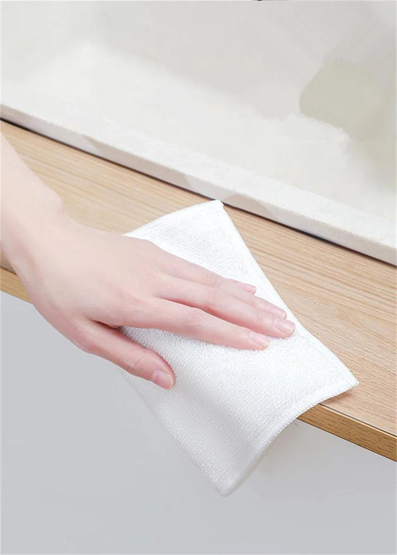 Bamboo Fiber Microfiber Cleaning Cloths 10/30 Pack Microfiber Cleaning Cloth Nixie