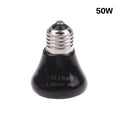 Reptile Ceramic Heat Lamp E27 No Light 25W 50W 75W Infrared Reptile Heat Lamp Nixie 50W