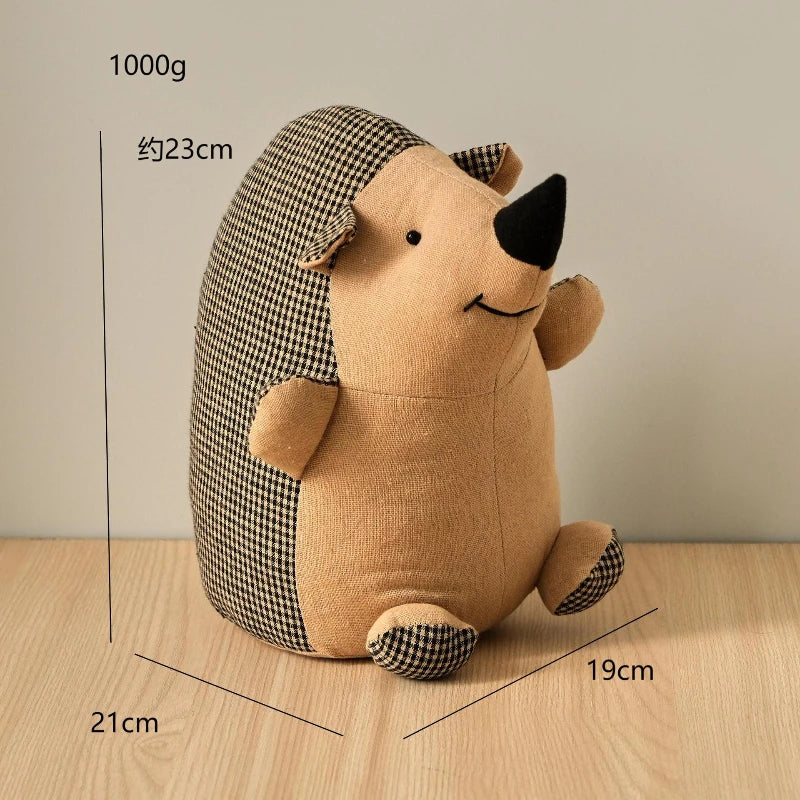 Hedgehog Door Stopper Sandbag – Cute Decorative Draft Guard