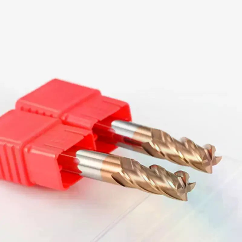 4-Flute Carbide TiSiN Flat End Mill | CNC Milling Cutter