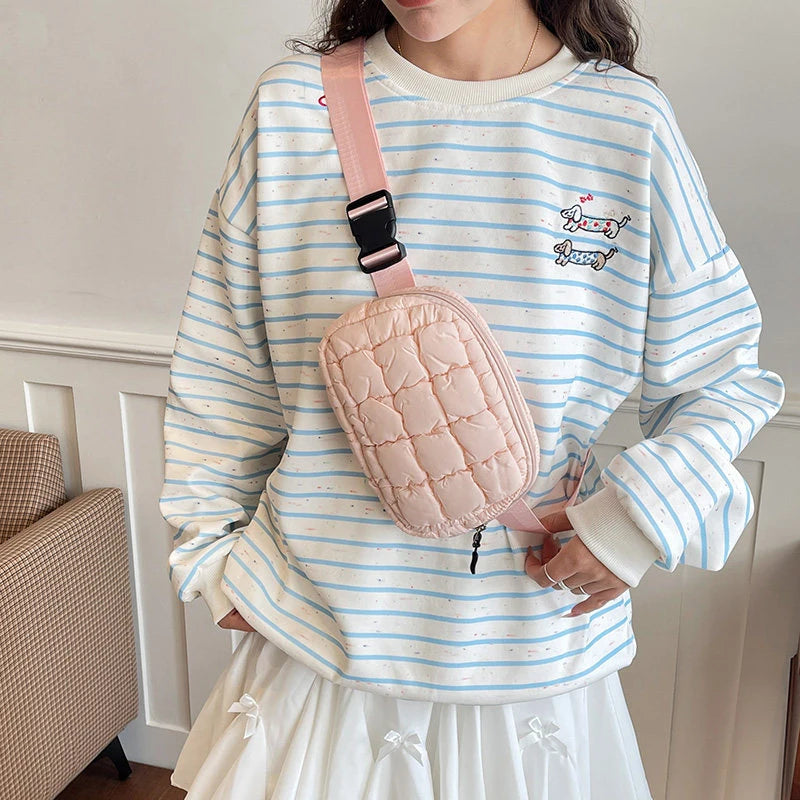 Korean Nylon Crossbody Mini Bag – Lightweight Women's Satchel Crossbody Mini Bag Nixie