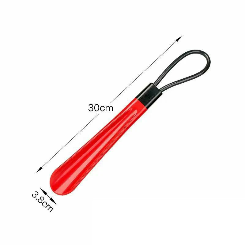 Extra Long Flexible Shoe Horn – No-Bend Shoe Helper Long Shoe Horn Nixie 30cm Red