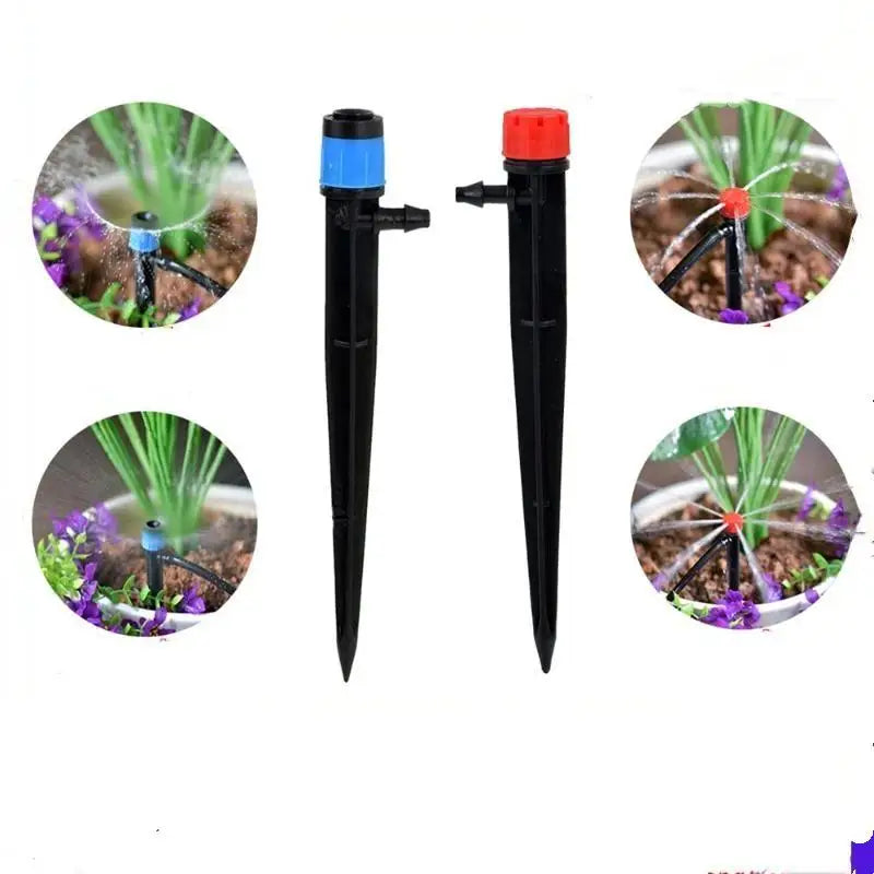 30Pcs 360° Adjustable Micro Sprinkler Nozzles 4/7mm Garden Garden Sprinkler Nozzle Nixie