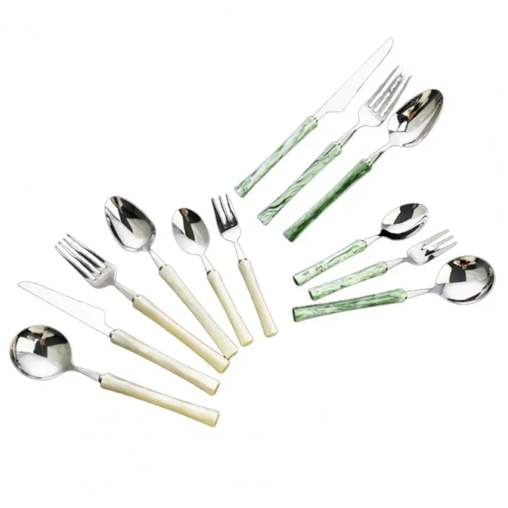 304 Stainless Steel Cutlery Set – Knife Fork Spoon Stainless Steel Flatware Nixie