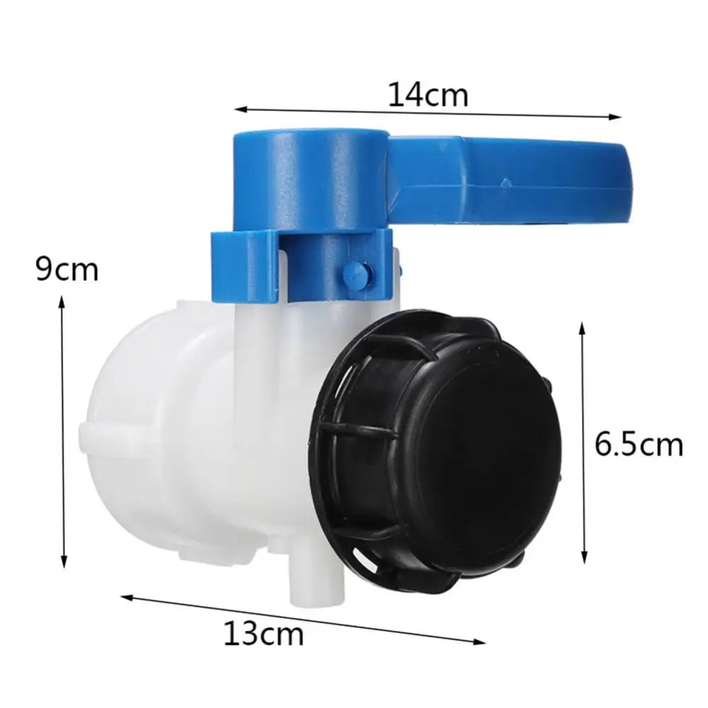 DN40 DN50 IBC Tank Butterfly Valve 62/75mm Drain Adapter IBC Tank Valve Nixie