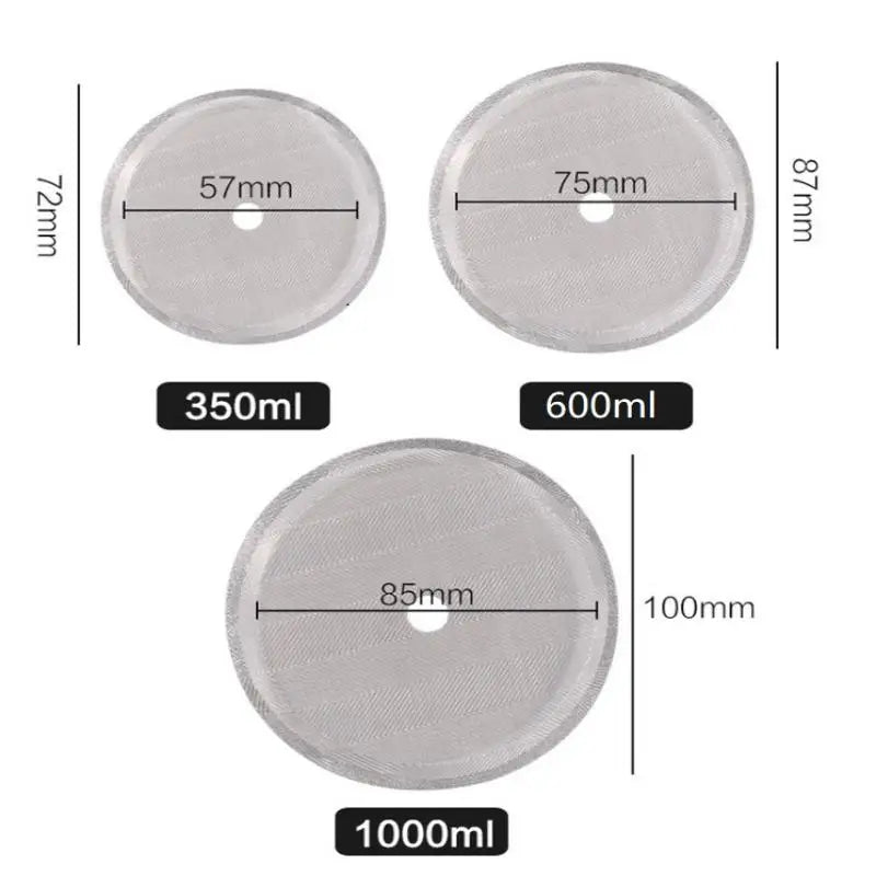 Stainless Steel French Press Filter Screen – Reusable Mesh Coffee Filter Screen Nixie