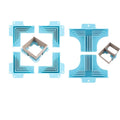 Corner Assembly Clamps for Scrapbooking & Paper Crafts 4/6Pcs