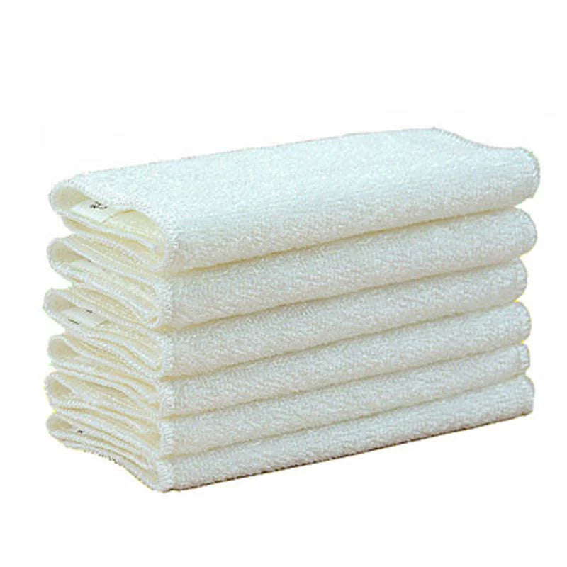 Bamboo Fiber Microfiber Cleaning Cloths 10/30 Pack Microfiber Cleaning Cloth Nixie Red 5pcs