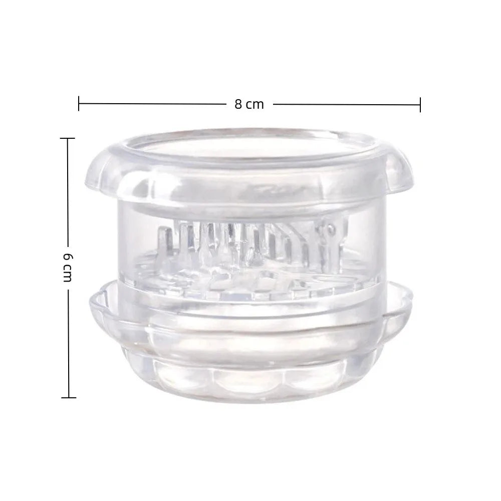 Transparent Garlic Press & Ginger Grater – Manual Kitchen Tool Garlic Press Grater Nixie