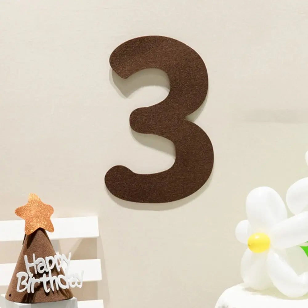 Happy Birthday Felt Banner Garland Party Decoration Bunting