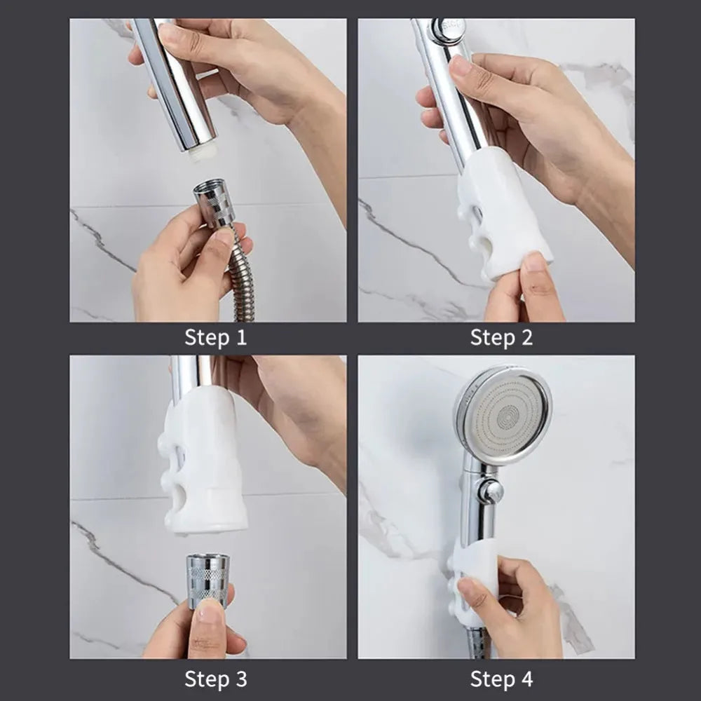 Adjustable No-Drill Suction Cup Shower Head Holder – Silicone Shower Head Holder Nixie