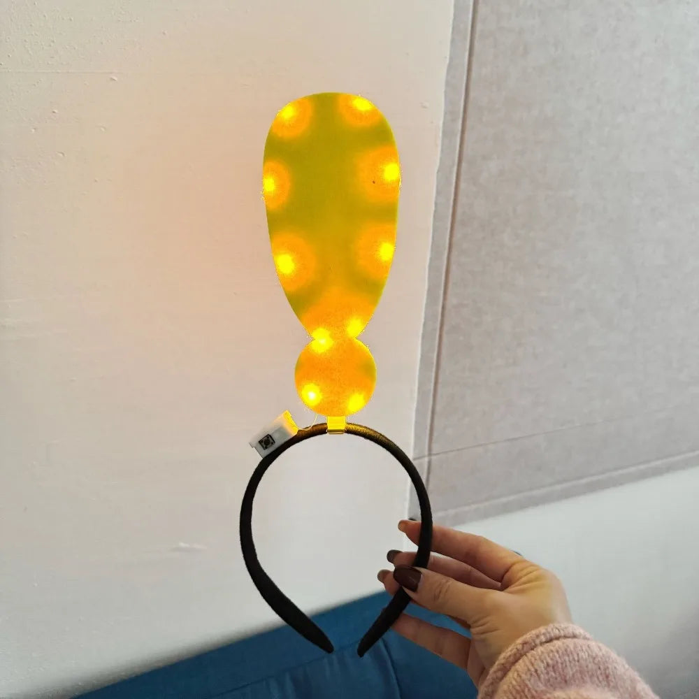 LED Arrow Light Headband – Glowing Funny Party Hair Hoop