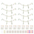 8Pcs Flower Fairy Banner Garland – Colorful Party Decoration Party Banner Garland Nixie color 8 items