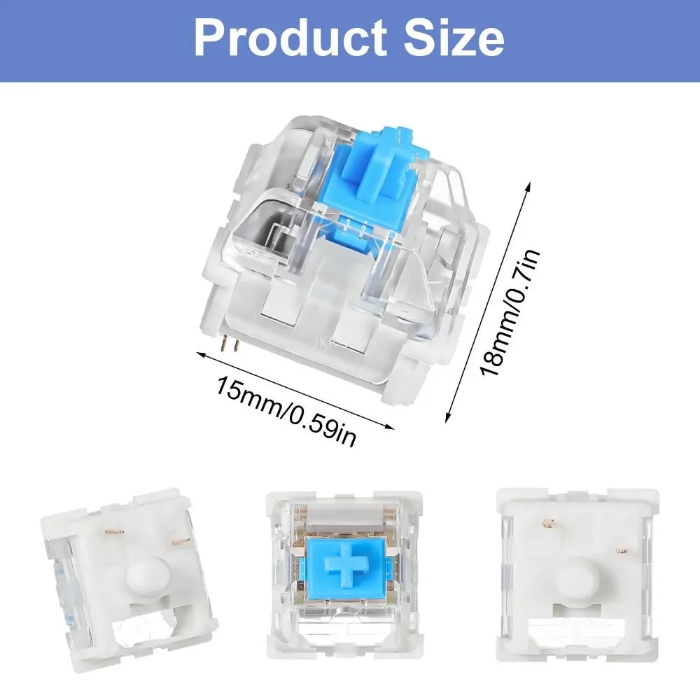 3-Pin Tactile Clicky Mechanical Keyboard Switches 50/100PCS