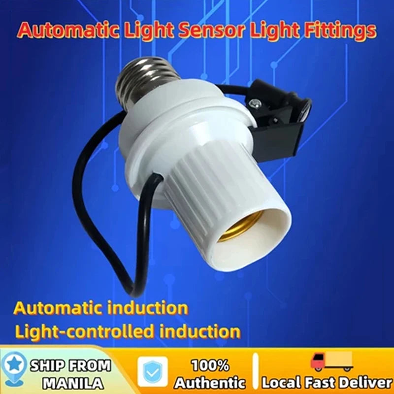 Automatic Day/Night Light Sensor Plug – Auto On/Off Socket