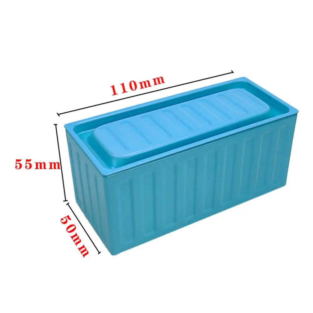 Retro Industrial Tinplate Mini Storage Box – Desktop Organizer
